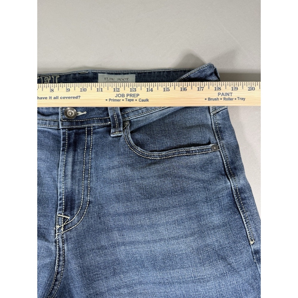 TK Axel Jeans Men's 36x30 Blue Slim Boot Cut Denim Cowboy Western Rodeo Y2K - Picture 10 of 15